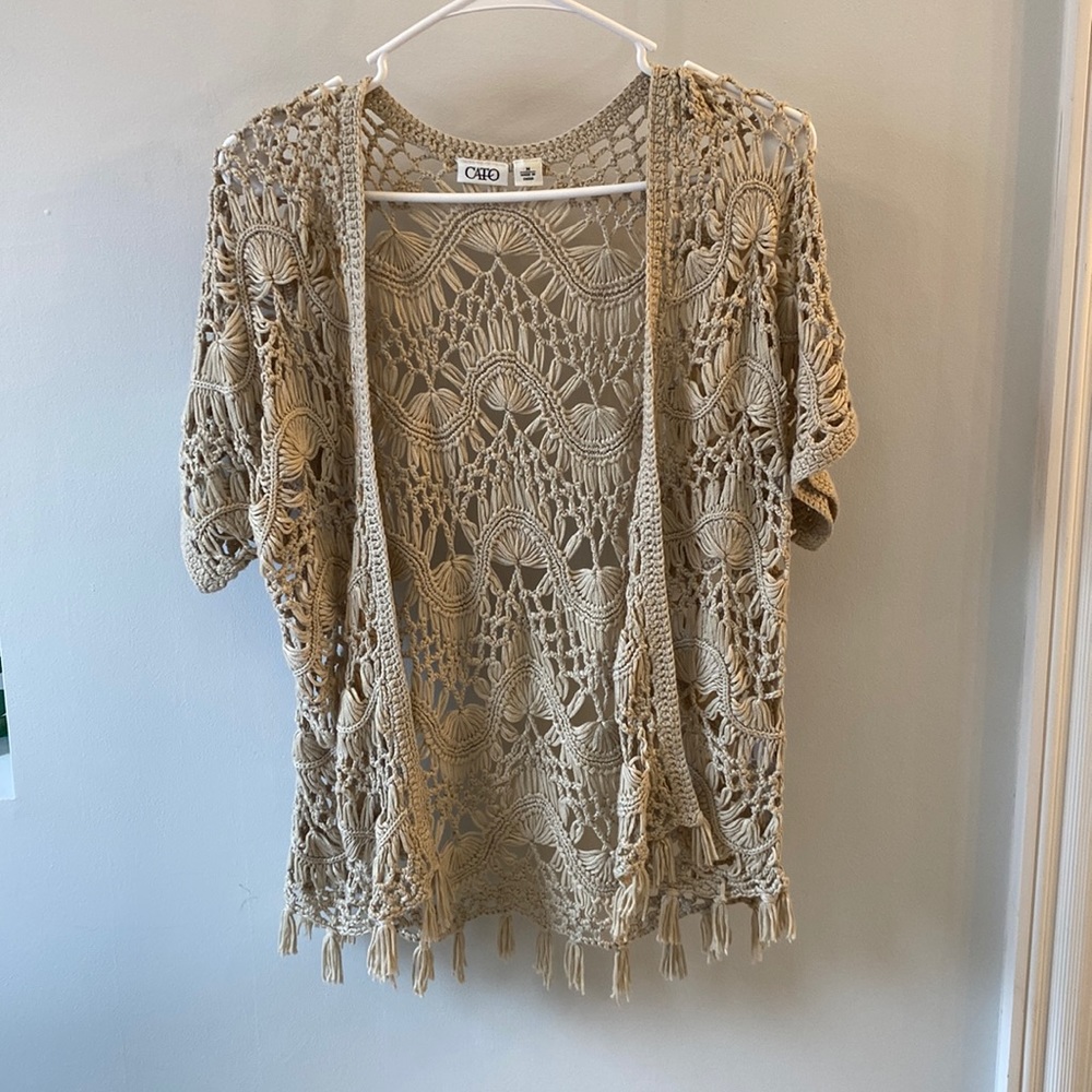 Cato fringe cardigan